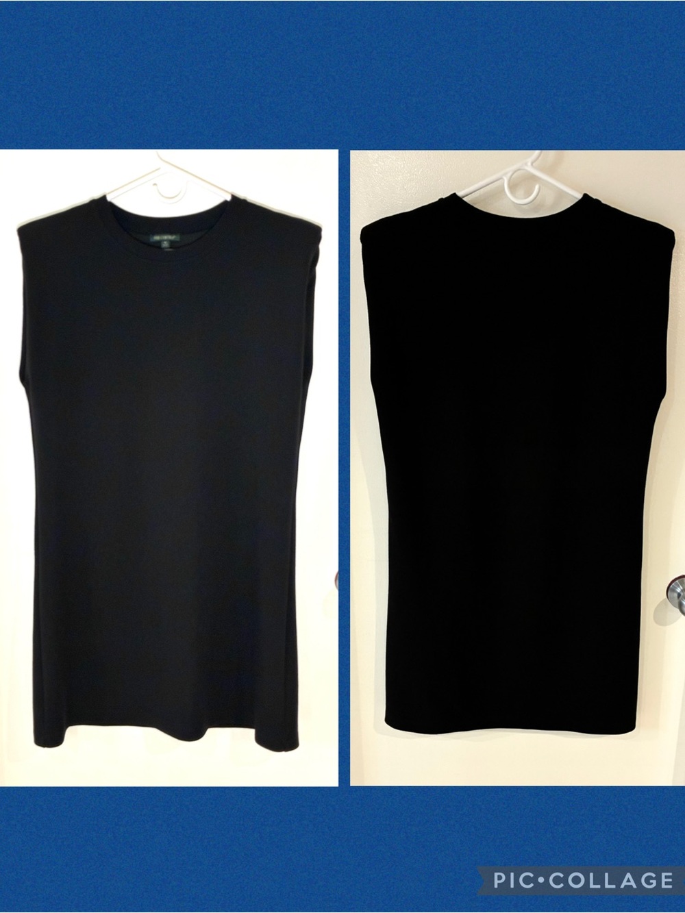 For Cynthia Micro Shoulder Pad Shift Dress